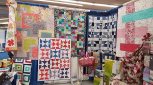 From Top left...Flowers in the Valley, Done by Three, 4:4 Remix, Bow Tie Blues. In front...Brilliant Twin Darts