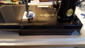 Floor pad under machine